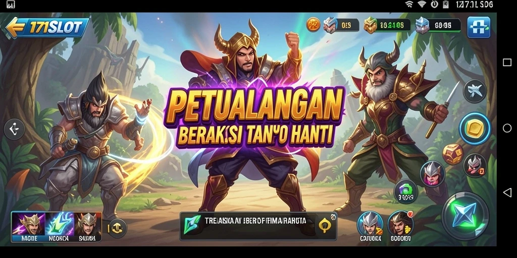 Screenshot utama 171SLOT menampilkan gameplay aksi yang mendebarkan.