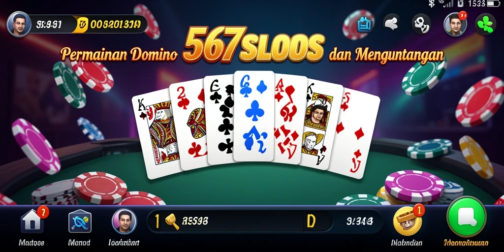 Tampilan gameplay seru di 567SLOTS dengan berbagai pilihan Domino.