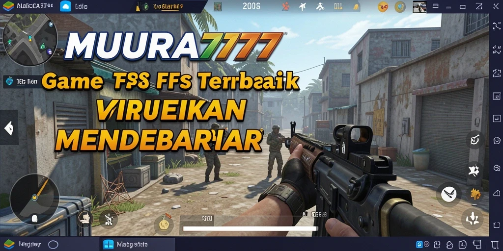 Screenshot utama MUARA777 menunjukkan aksi seru dalam gameplay FPS.