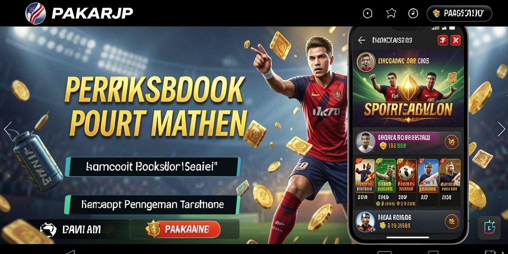 Tampilan antarmuka PAKARJP yang menarik saat bermain Sportsbook.
