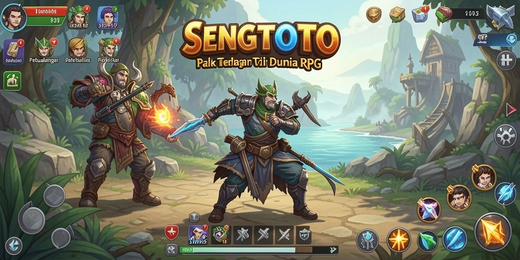 Tangkapan layar gameplay RPG yang mendebarkan di SENGTOTO.